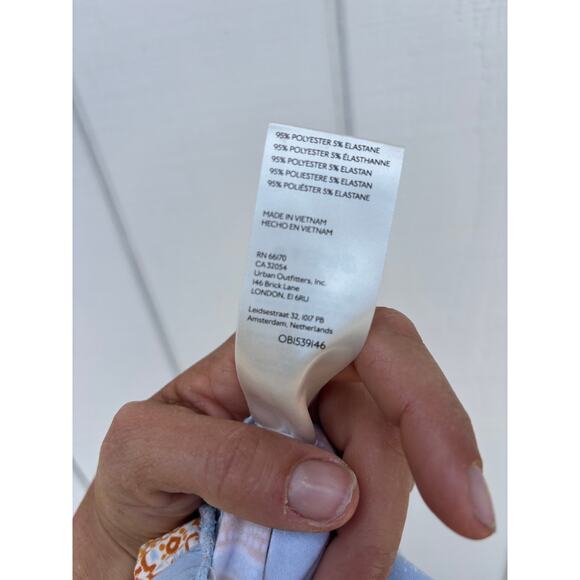 Free People Flared Pants, Make A Statement Floral,‎ Stretchy, Sz S - Picture 5 of 5